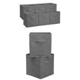 thumbnail image 5 of InsCrazy Cloth Storage Bins, Lidless Storage Box for Home Foldable Fabric Organization and Storage Home Clothing Storage Box (2PC),Foldable, Uncovered, 5 of 5