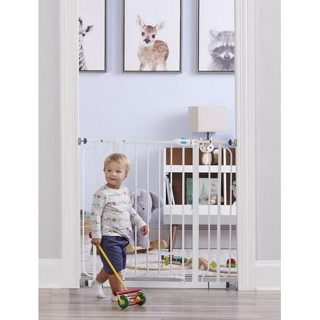 UPC: 0618998011696 | Regalo Wall Safe 41.5 Extra Tall Safety Gate 4 Pack Wall Cups & Mounting Kit White Age Group 6 to 24 Months