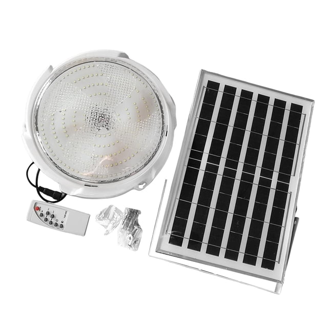 Lámpara de techo para porche de 60 LED, moderna lámpara de cenador para almacén, pasillo, balcón diámetro 24 cm