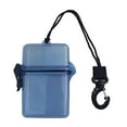thumbnail image 1 of Almencla Waterproof , Watertight ID///Money Holder Case - Tough, Dust Resistant for Transparent Blue, 1 of 8