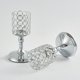 thumbnail image 5 of Candelabro de cristal votivo para velas de té, adorno de boda, decoración de centro de mesa Plata, 5 of 6
