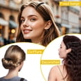thumbnail image 4 of 36 Pieces Women Hair Comb Slides, French Hair Side Combs Plastic Twist Decorative Hair Clips Accessories for Women Bridal Wedding Veil Teeth(Black, Transparent, Light Coffee, Dark Coffee), 4 of 7