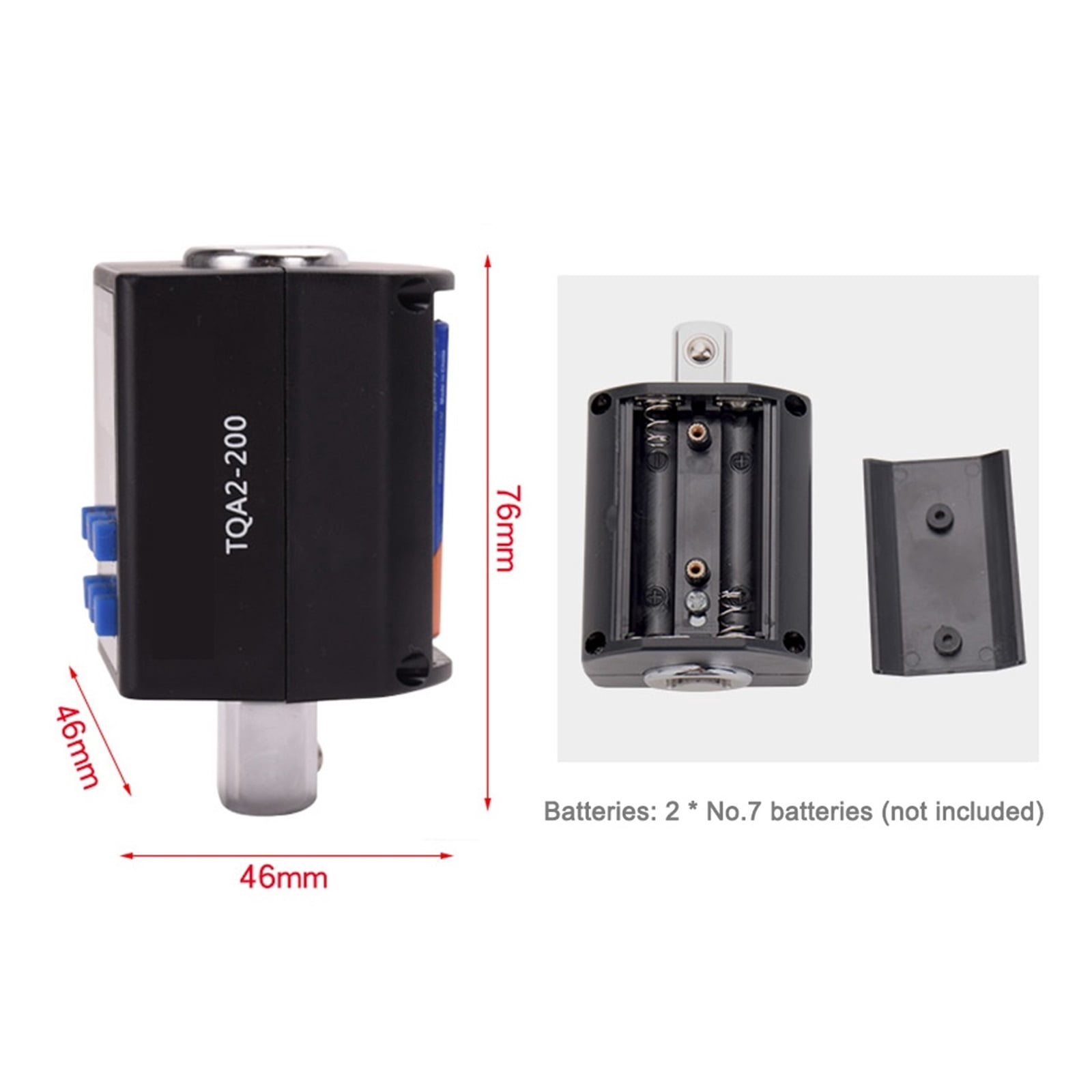 3/8"1/4"1/2" High Accuracy Digital Torque Wrench Electronic Digital Torquemeter Adjustable Torque Meter Adapter Universal Wrench ,Precision & Robust