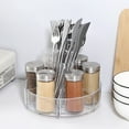 thumbnail image 5 of 11.7" Clear Round Turntable Organizer - 6 Removable Compartments with 360° Rotation for Kitchen, Fridge, Pantry, Bathroom, 5 of 10