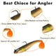 thumbnail image 2 of Señuelos blandos para carpa, lucio, trucha, lubina, pesca con Crankbait con anzuelos BKK o VMC ultra afilados, fórmula japonesa, señuelo de pesca depredador para agua salada y agua dulce, 2 of 5