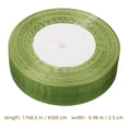 thumbnail image 2 of OUNONA  Chiffon Organza Ribbon Ribbons for Wrapping Colorful Bow, 2 of 8