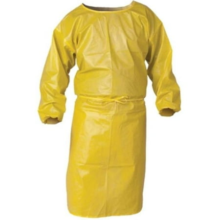 

Kimberly-Clark KCC09830 Shirt Kleenguard A70 Chemical Spray Protection Smock Coverall Yellow