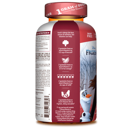 Sundown Kids Multivitamins, Frozen 2, Multi-Flavored Gummy Vitamins, 200 Ct
