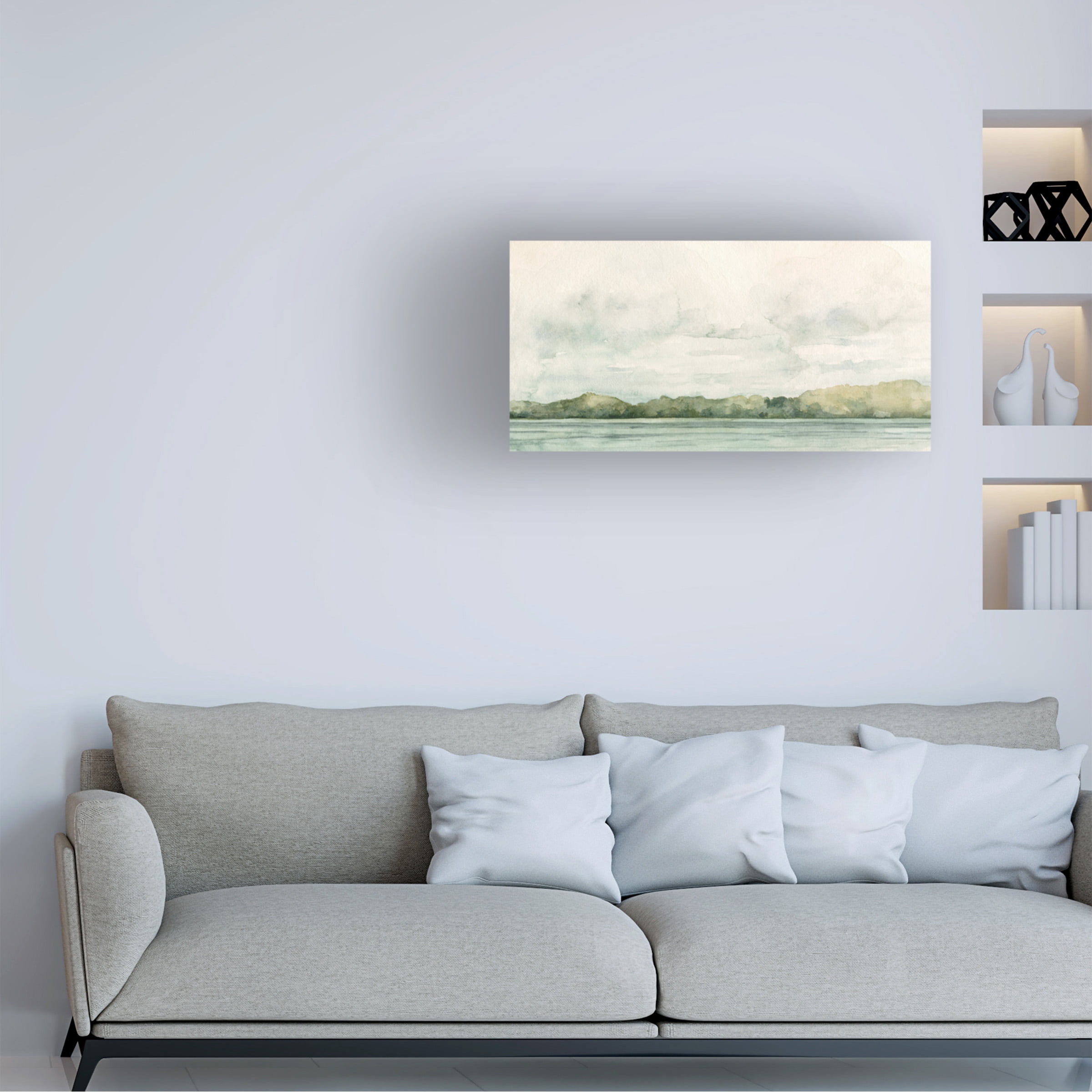 Emma Caroline 'Riverside Views I' Canvas Art