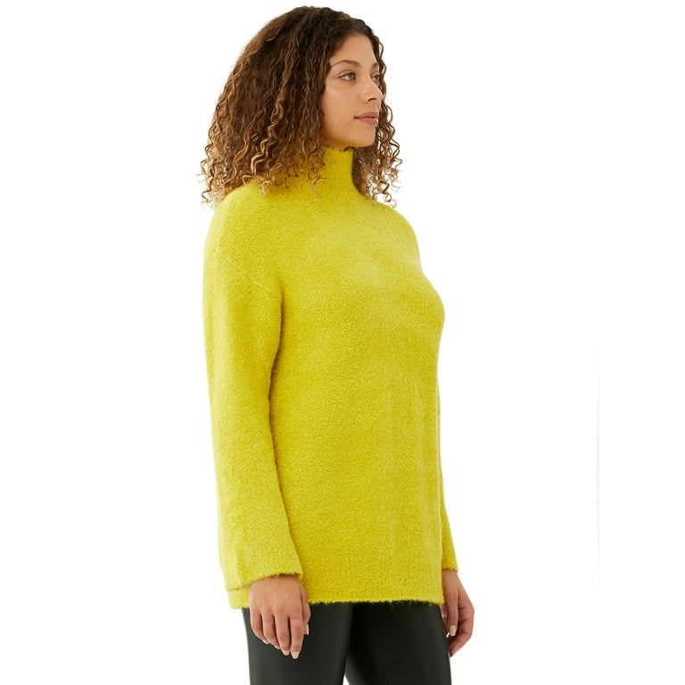 Funnel neck tunic sweater deals