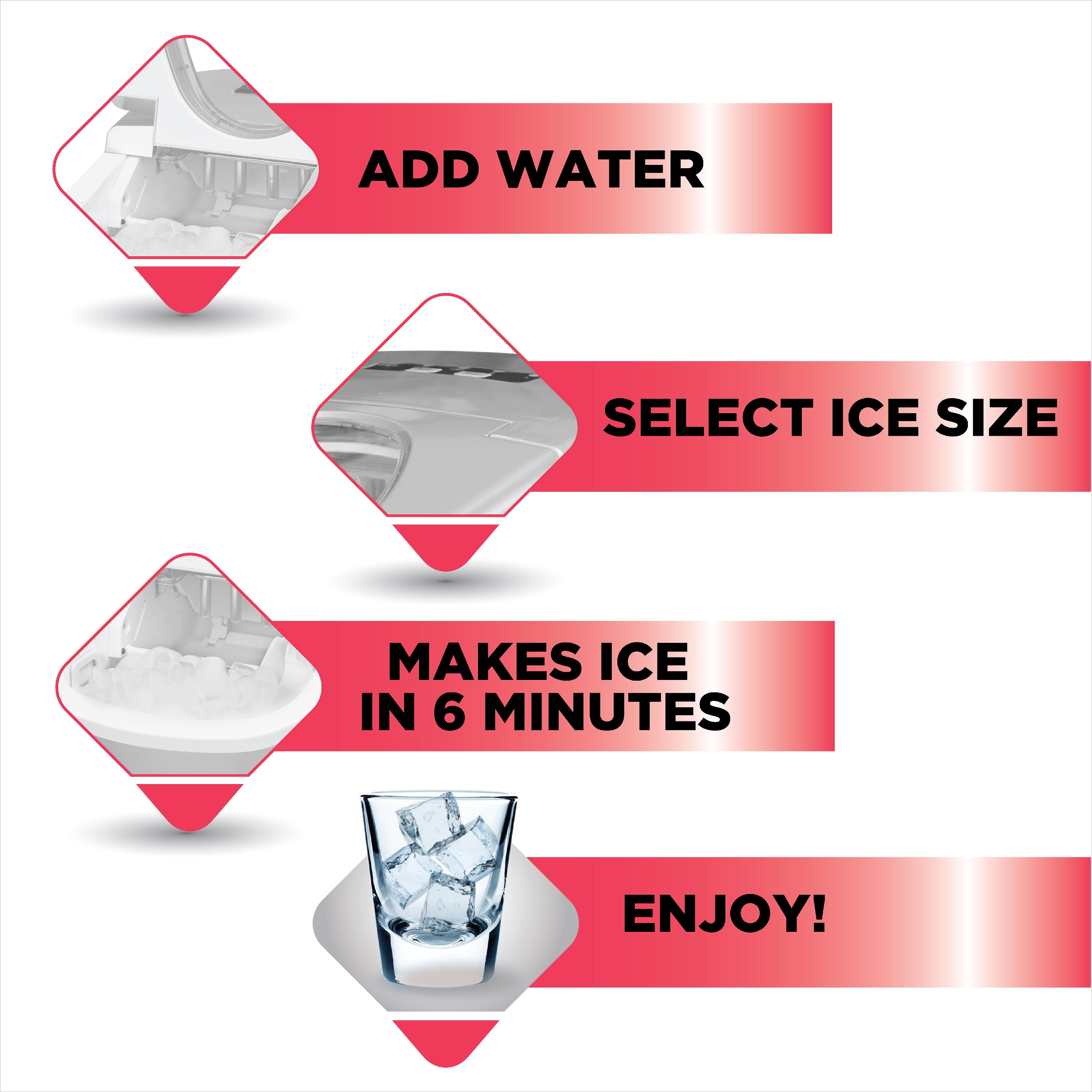 Silver Compact Ice Maker by FRIGIDAIRE at Fleet Farm