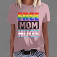 thumbnail image 2 of NJGRAE Summer Tops for Women Floral Print Summer T-Shirts Lgbt Shirt for Women Month Outfits S Graphic Tee Letter Print Top Women’S Ruffle Sleeve Tops S, 2 of 6