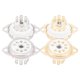 thumbnail image 3 of 10PCS Ceramic B9A Silver-Plated 9Pin Vacuum Tube Socket Panel Chassis Mount for ECC81 ECC82 ECC83 EL84 6922 Vacuum Tube, 3 of 5