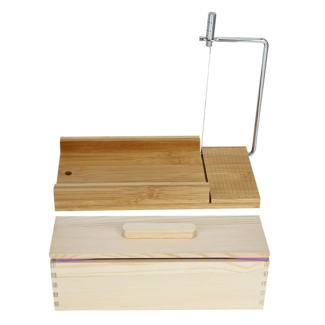 , Cutter Box, Bread Cutter, Strong Stability Bamboo Wood For Woman Man Cutter Board + Box With Lid