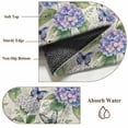 thumbnail image 6 of Area Rugs 2.7'x5', Purple Hydrangea Carpet for Living Room Bedroom Dining Room, Spring Floral Elegant Pastoral Watercolor Throw Kitchen Rugs Non Slip Washable Rectangle Indoor Outdoor Rugs, 6 of 8