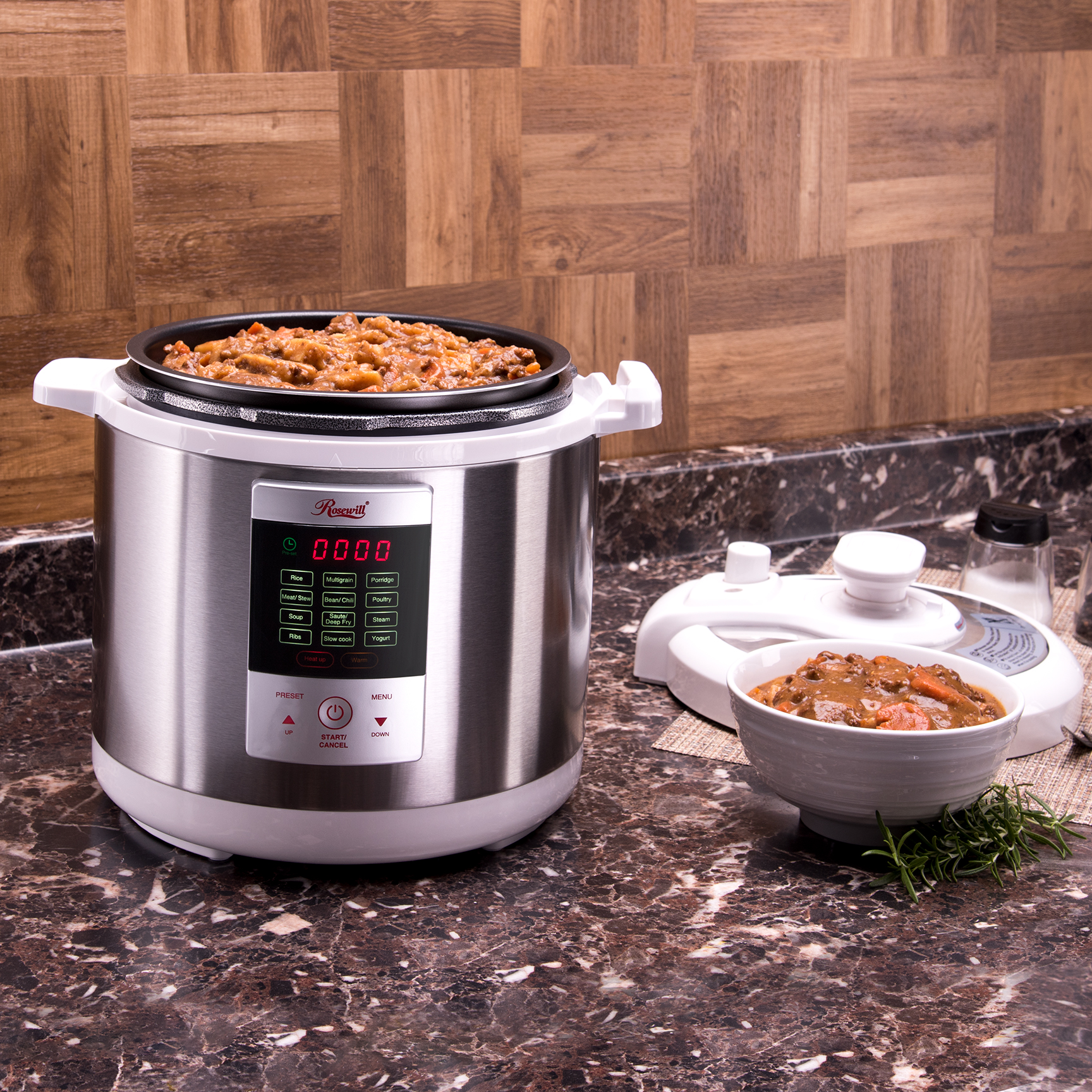 Rosewill RHPC-15001 Programmable 6.3 Quart 1000W Electric Pressure Cooker - image 2 of 7
