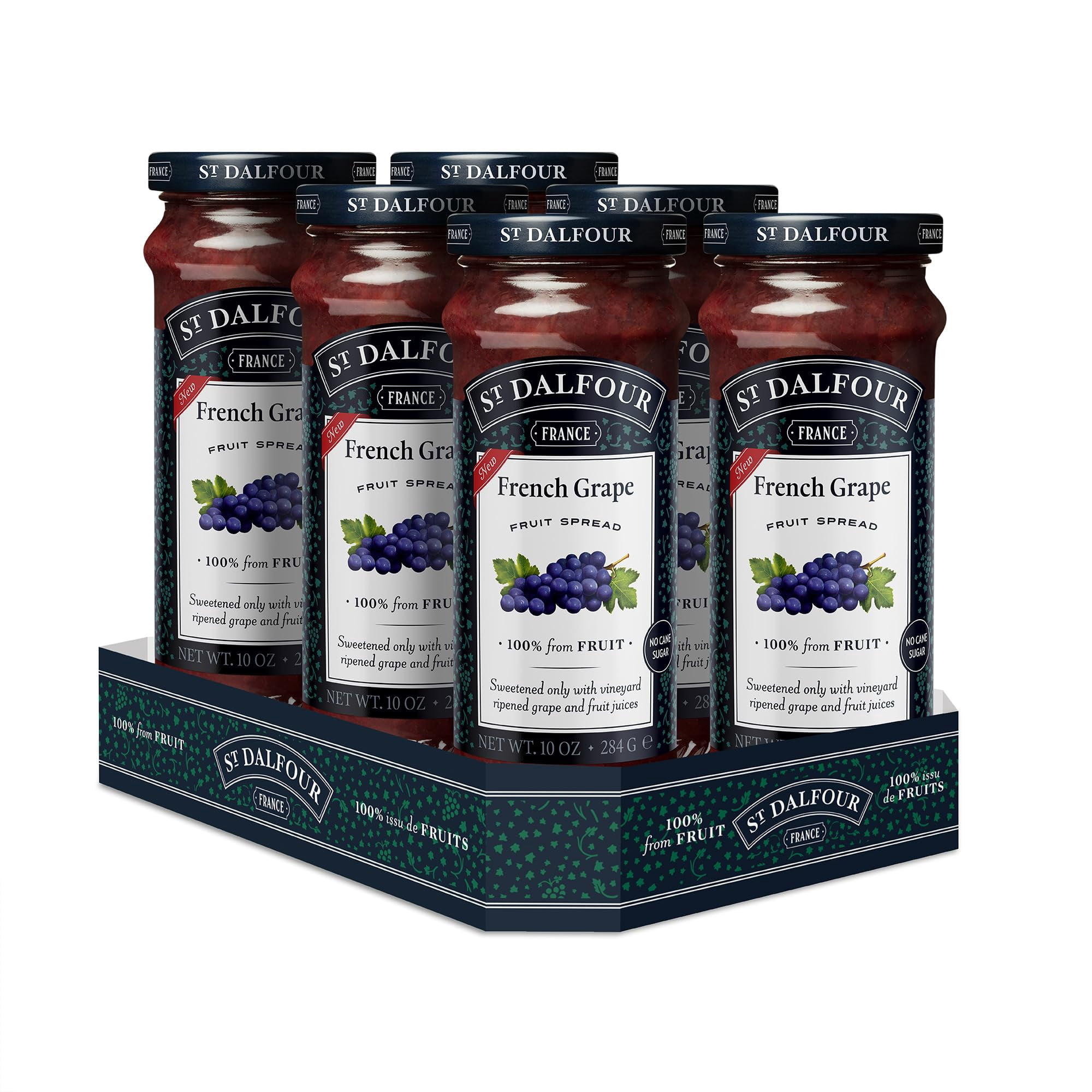 (Pack Of 6) St Dalfour Conserve French Grape 10 Oz