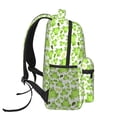 thumbnail image 3 of Fotbe Cute Frogs Pattern Casual Backpack for School, Travel, and Outdoor Activities - Durable, Lightweight, and Comfortable, 3 of 5