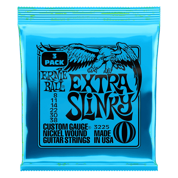Ernie Ball Not Even Slinky 12-56 Gauge Nickel Wound Electric Guitar Strings, 3 Pack