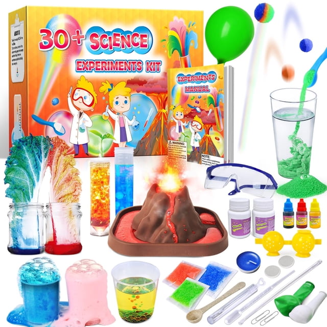 Set de química Science Kits UNGLINGA, más de 30 experimentos para niños