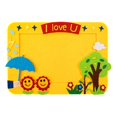 thumbnail image 3 of kowaku DIY Picture Frame Fathers Day Gifts Educational Toy DIY Project Decoration Kids Artwork Frame Photo Frame for Arts and Crafts I Love You Yellow, 3 of 9