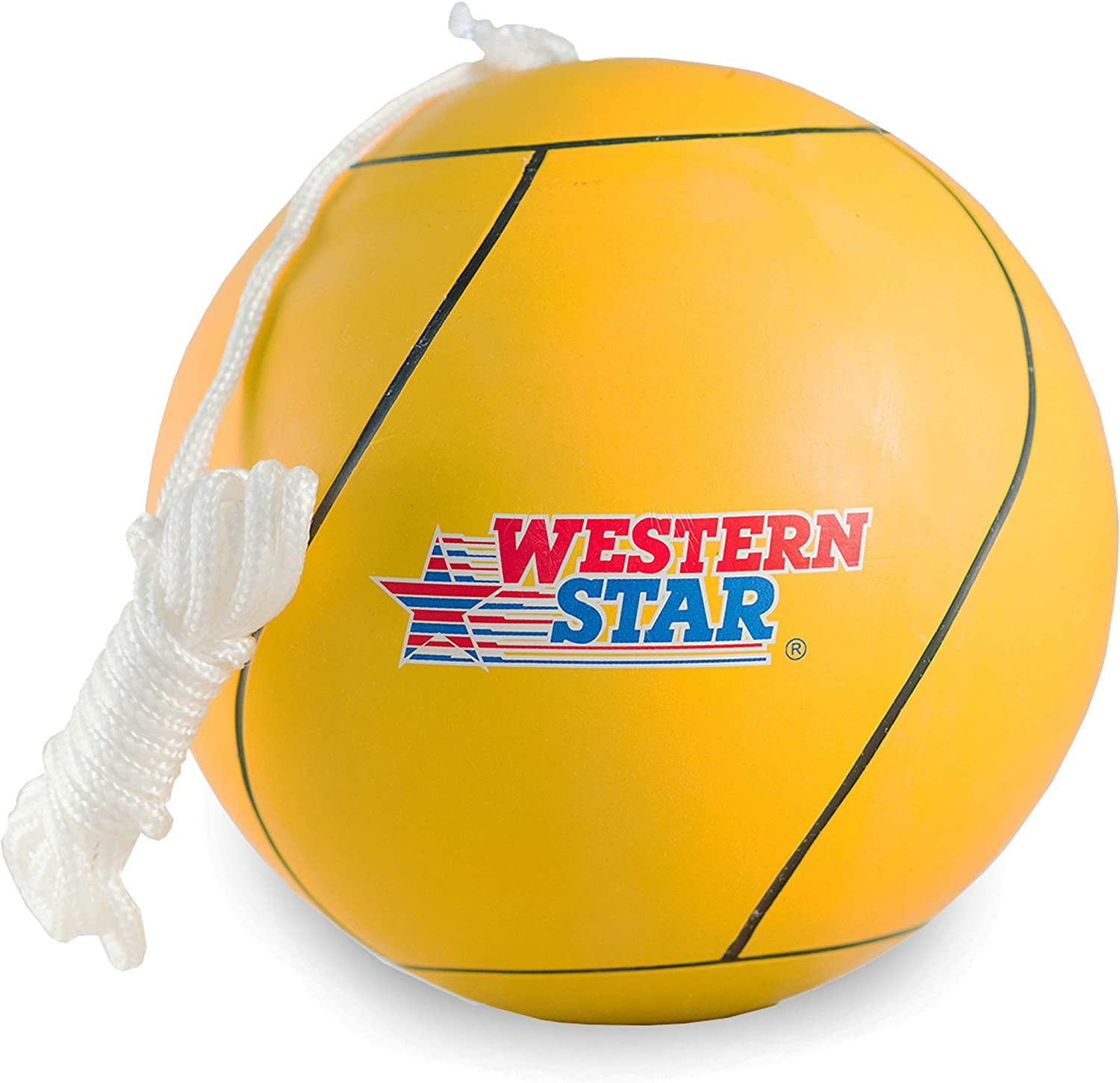 Western Star Yellow Tether Ball, UltraSoftTouch Tether Ball with