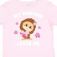 thumbnail image 4 of Inktastic My Pawpaw Loves Me with Bigfoot Girls Toddler T-Shirt, 4 of 5