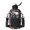 Fireman and Helicopter Blue Pattern, variant on Fireman and Cone Blue Pattern 74oz Half Gallon Water Bottle with Sleeve, Gym Hydration Bottle with Strap & Storage Pocket, Straw Flip Lid Gifts for Gym Outdoor Office Travel