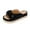 Black, variant on asdoklhq Slippers for Women Summer,Summer Ladies Slippers Thick Soled Sandals Casual Women Shoes Bow Fish Mouth Slippers
