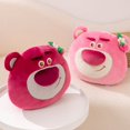 thumbnail image 2 of Almohada de oso de fresa roja, juguete de peluche para niños, regalo de cumpleaños para niñas, almohada, cama, 2 of 5