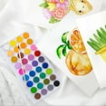 thumbnail image 6 of BAZIC Watercolor w/ Brush & Mixing Palette, 36 Color Non-Toxic, 1-Pack, 6 of 7