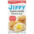 thumbnail image 3 of (12 pack) "JIFFY" Buttermilk Biscuit Mix, 8 oz Box, 3 of 9
