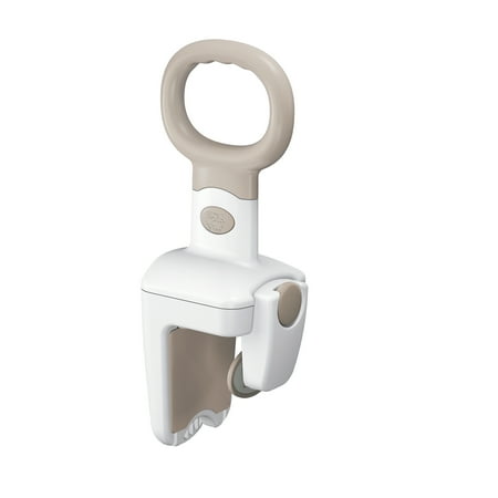 Moen DN7175 Bath Safety Furniture Bathroom Safety Adjustable Tub Mounted Hand Grip, Glacier