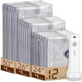 thumbnail image 2 of CCCHCY Reusable Travel Vacuum Bag Set,with Rechargeable Air Pump, for Clothes and Clothing, 2 of 9