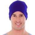 thumbnail image 2 of Simplicity Women / Men Short Knit Beanie Minion Hat Cap, Royal, 2 of 3