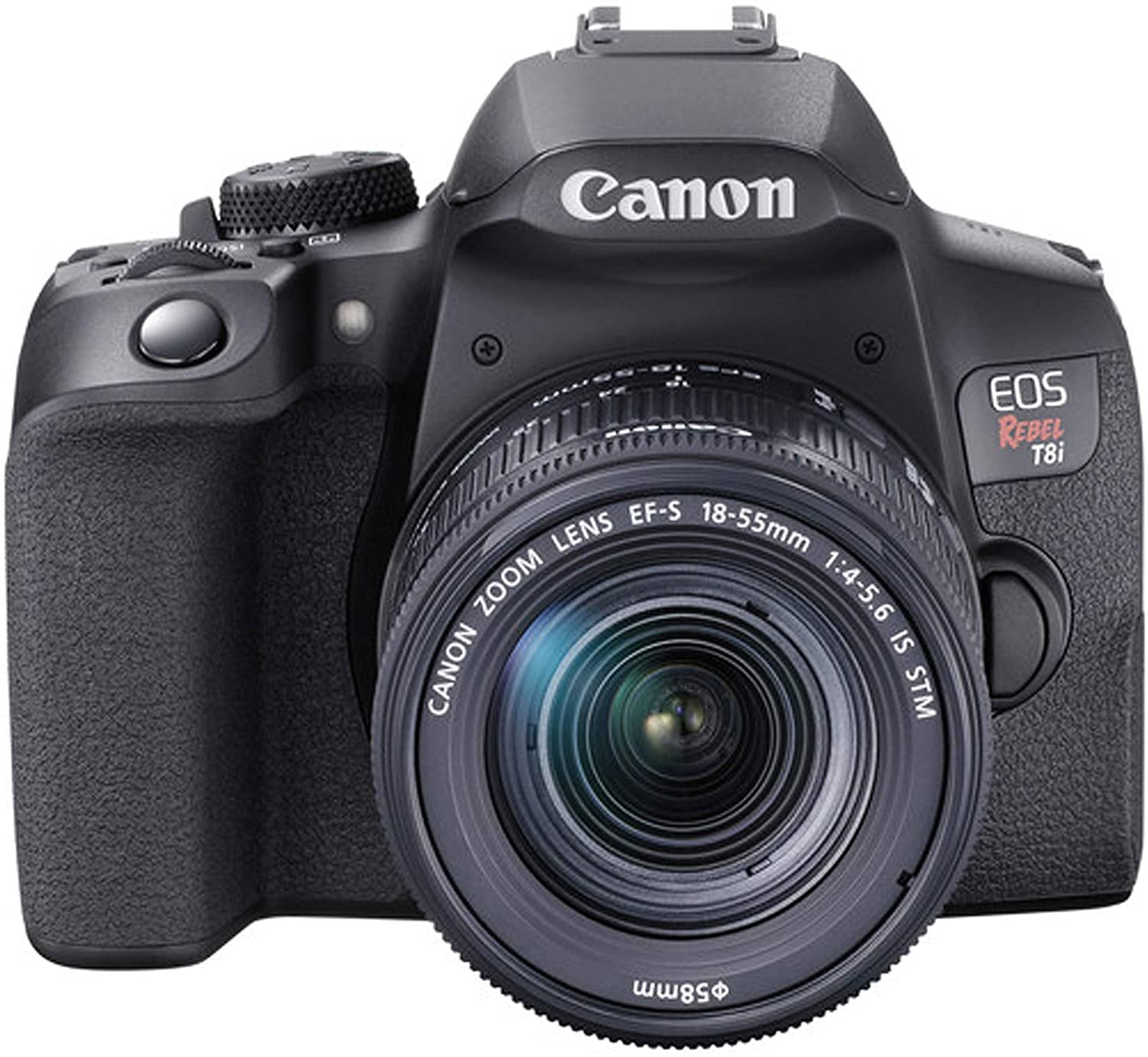 Canon EOS Rebel T8i DSLR Camera w/EF-S 18-55mm F/4-5.6 STM Zoom Lens + 128GB Memory + Case + Tripod + Filters 36pc Bundle - image 2 of 8