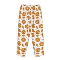 thumbnail image 5 of Xecao Yellow Biscuit Women's Straight Lounge Pajama Pants: The Epitome of Relaxed Sleepwear, 5 of 9
