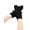 Black, variant on INSPIRE CHIC Women's Wrist Length Matte Full Finger Stretchy Gloves Black S(Flat hand 6.5 inches)