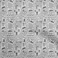 thumbnail image 1 of oneOone Viscose Jersey Light Gray Fabric Travel Craft Projects Decor Fabric Printed By The Yard 60 Inch Wide, 1 of 5