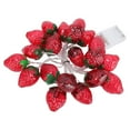 thumbnail image 3 of LED Fruit String Lights, Low Power Consumption Battery Powered Beautiful 20 LED Srawberry String Lights  For Entryways For Christmas, 3 of 8