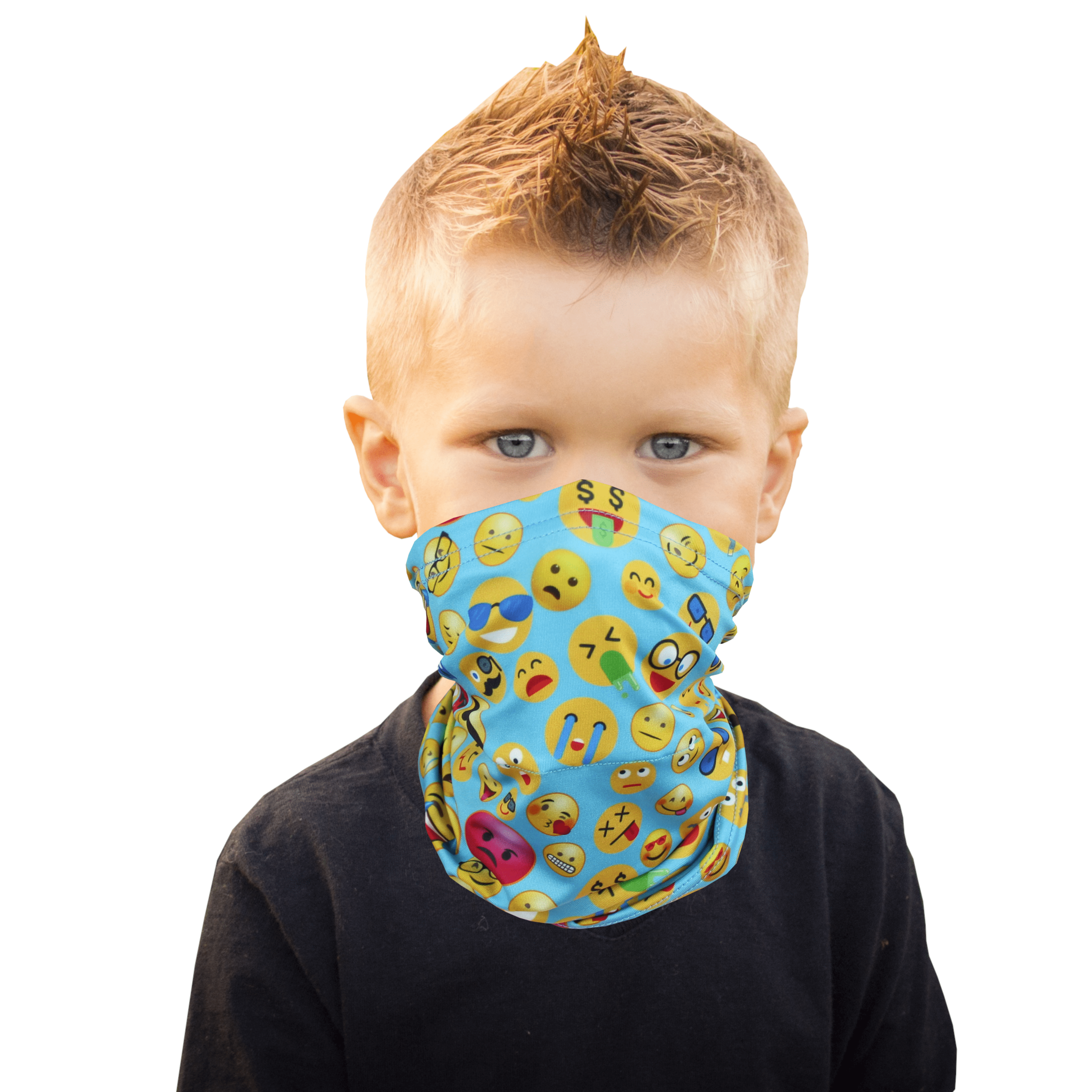 Kids Bandana Face Mask Boys Girls Elastic Fashion Cover Scarf Reusable Washable 