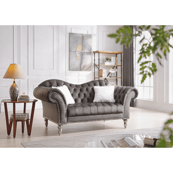 Loveseat - Linen/Modern/Small Space - Living Room