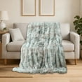 thumbnail image 5 of SLYNSHome Fuzzy Cozy Throw Blanket for Couch,Faux Fur Fall Blankets & Throws,Plush Soft Warm Blankets for Bed, Sofa & Living Room - Gray, 5 of 7
