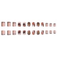 thumbnail image 6 of Halloween Press On Nails 24 Pcs, Cute Spooky False Nails with Pumpkin Ghost Bat Web Designs, Medium Almond and Coffin Shapes Reusable Fake Nail Tips for Halloween Party, Women's Artificial Nails Set, 6 of 6
