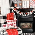 thumbnail image 4 of Valentines Day Pillow Covers 12x20 Pink Heart Love Valentines Day Pillows Winter Holiday Lumbar Pillow Covers 12x20 Outdoor Pillowcase for Home Decor, 4 of 6