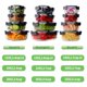 thumbnail image 2 of Set de 24 Contenedores de Vidrio para Alimentos HOMBERKING, a Prueba de Fugas, 2 of 7