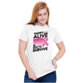 thumbnail image 5 of Happy Alive Built To Survive Warrior Women's Graphic T Shirt Tees Brisco Brands M, 5 of 6