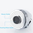 thumbnail image 4 of Extensor de grifo de cocina, aireador de grifo giratorio de 360° móvil para ahorro de agua, pulverizador de fregadero ajustable de 2 modos, 4 of 5