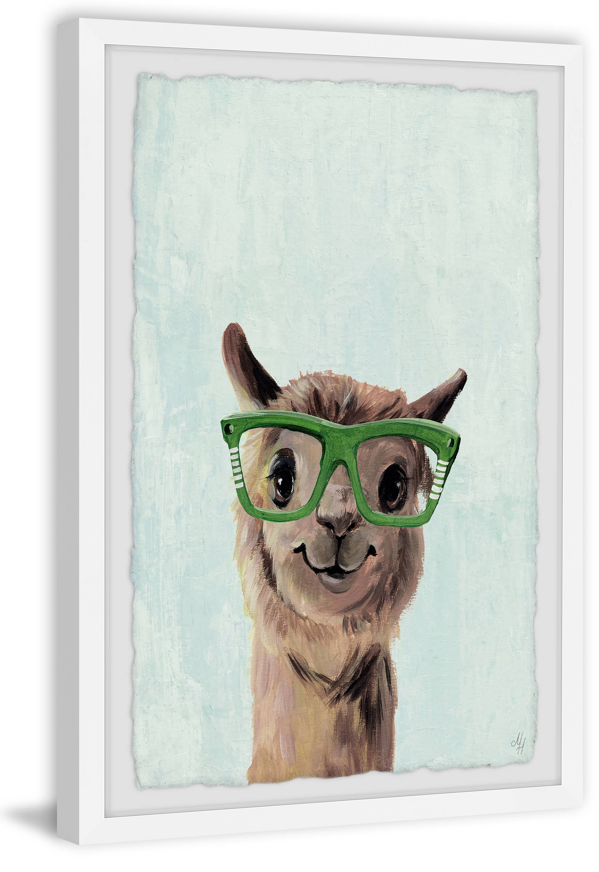 Marmont Hill Green Glasses II Framed Wall Art