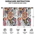 thumbnail image 2 of Blackout Kids Curtains,Pioneer Flower Floral Print Pattern Childrens Insulated Curtains Set Of 2,Bedroom Essentials,Toddler Room Decor 42"x54", 2 of 5